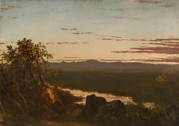 Paisagem do pôr do sol
