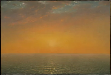Pôr do sol no mar