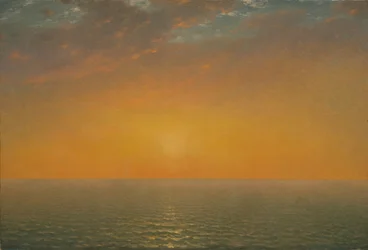 Pôr do sol no mar, 1872.