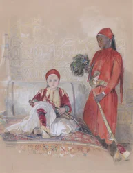 Iskander Bey e o seu Servo, ca. 1848.