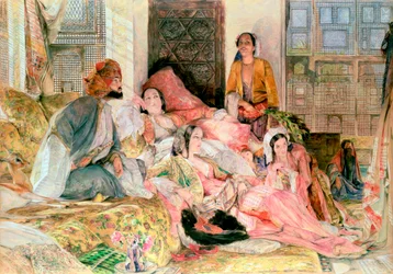 O harém, c. 1850