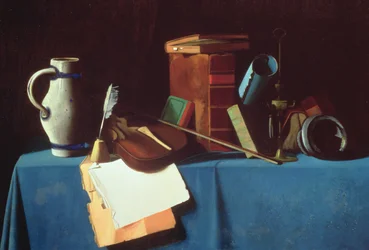 Mesa com violino