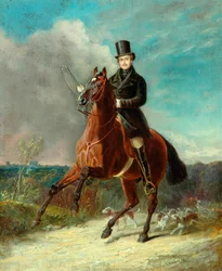 O Príncipe Consorte A Cavalo, 1841