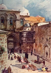 O adro da Igreja do Santo Sepulcro, 1902