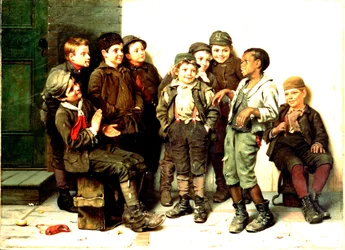 A dança de rua, 1883