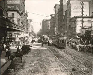 Market Street, a leste da 10th, Filadélfia