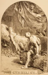 Ilustração para Cymbeline, de &39;The Illustrated Library Shakespeare&39;, publicada em Londres, 1890