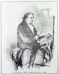 Joseph Mallord William Turner, gravado por WJ Linton, c.1837 (gravura)