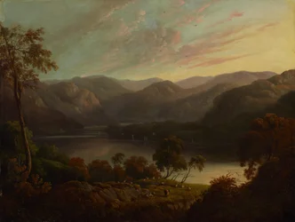 Vista da paisagem em Cumberland