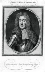Rei James II da Inglaterra, 1787.