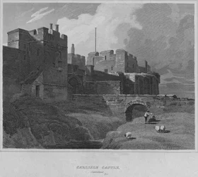 Castelo de Carlisle, Cumberland, 1814