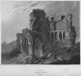 Interior de Lindisfarn. West End, 1814