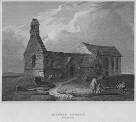 Igreja de Mitford, Northumberland, 1814