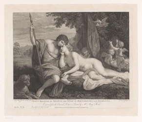 Vénus relacionada com Adónis, a história de Hippomenes e Atalanta
Vénus relacionada com Adónis, a História de Hippomenes e Atalanta (título sobre o objecto)
The Most Capital Paintings in England (título da série)
The Most Capital Paintings in England (t