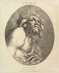 Caliban Doze Personagens de Shakespeare, 20 de maio de 1775.