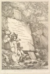Frontispício quinze gravuras dedicadas a Sir Joshua Reynolds, 1778.