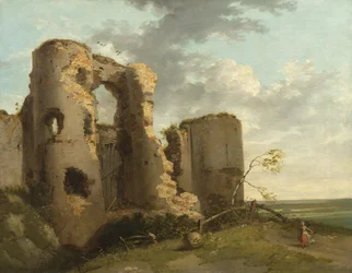 Porta Oeste do Castelo de Pevensey, Sussex