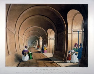 Túnel do Tamisa, Londres, 1835