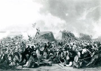 A Batalha de Sobraon 10 de fevereiro de 1846