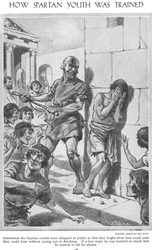 Como a juventude espartana foi treinada, c.1940s