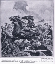 A Batalha de Canas 216 aC O exército romano foi praticamente destruído, c.1950