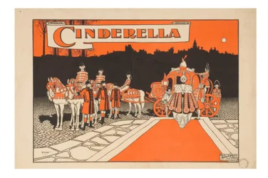 "Cinderela" - J. Hassall - Plakat, 1897-98