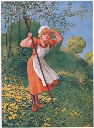 Little Bo Peep (litho)