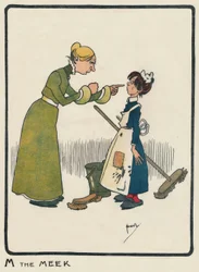 M the Meek - J. Hassall - desenho, 1903