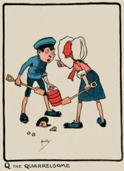 Q the Quarrelsome - J. Hassall - Zeichnung, 1903