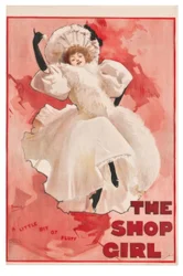 "A Garota da Loja" - J. Hassall - Plakat, 1894