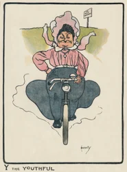 Y the Youthful - J. Hassall - desenho, 1903
