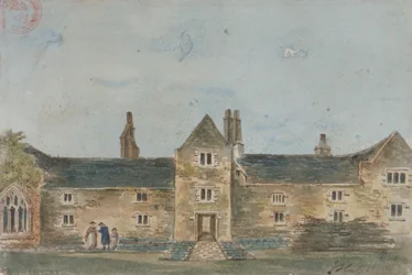 Almshouses de Ellis Davy, Croydon, Surrey, c1800