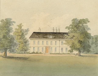 Casa paroquial do Rev. Drummond, 1823 (aguarela sobre papel)