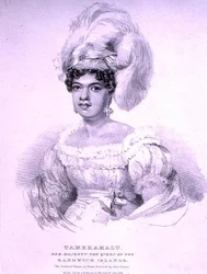 Tamehamaki: Rainha das Ilhas Sandwich (litho)
