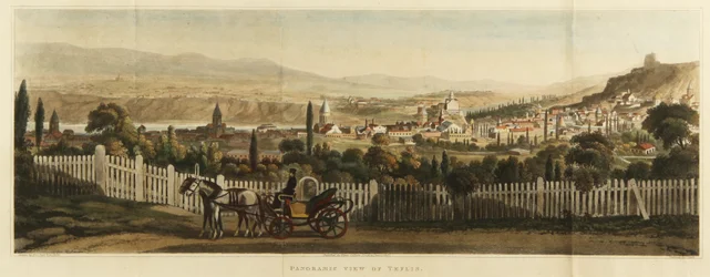 Vista panorâmica de Tiflis, 1827
