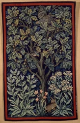 Hen Pheasant, feito por Morris & Co. 1917 (tapeçaria)
