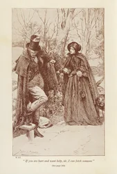 Ilustração para Jane Eyre de Charlotte Bronte (litografia)