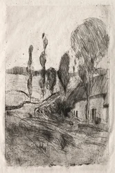 Paisagem francesa, ca. 1884-89.