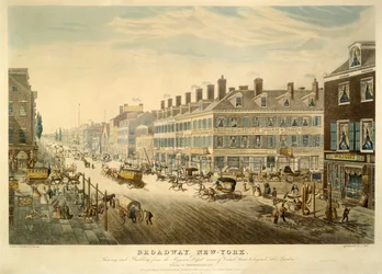Broadway, Nova Iorque, pub. 1850