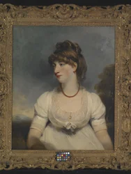 Retrato de Miss Fisher (óleo sobre tela)