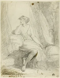 Mulher sentada