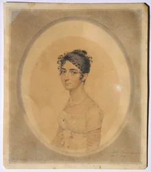 Retrato de Miss Mary Tadman, 1809.