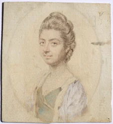 Retrato de Sukey, Lady Oglander, née Serle, c. 1770s.