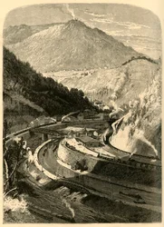 "Mauch Chunk and Mount Pisgah", 1872.  