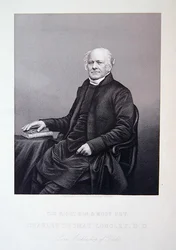 Seu honorável e reverendo Charles Thomas Longley, da "Galeria de Retratos de Desenhos de Personagens Emminent".