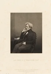Sir John Frederick William Herschel (1792-1871), c.1860 (gravura em ponteado)