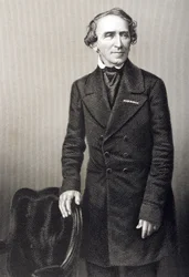 Giacomo Meyerbeer (1791-1864) gravado por DJ Pound de uma fotografia, de &39;A Sala de Estar de Personagens Eminentes, Volume 2&39;, publicado em Londres, 1860