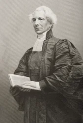 Hugh McNeile (1795-1879), gravado por DJ Pound a partir de uma fotografia, de "A Sala de Estar de Personagens Eminentes, Volume 2", publicado em Londres, 1860