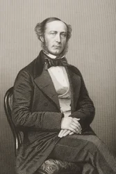 John Walter (1818-94), gravado por DJ Pound a partir de uma fotografia, de "A Sala de Estar de Personagens Eminentes, Volume 2", publicado em Londres, 1860