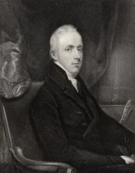 George Howard, 6º Conde de Carlisle, gravado por TA Dean (fl.1773-1840), da National Portrait Gallery, volume II, publicado em 1835